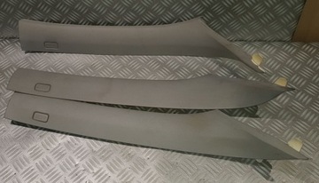 BMW E60 E61 OSŁONA POSZYCIE NAKŁADKA SŁUPKA PRAWA PRZÓD SZARA SUPER 7027086