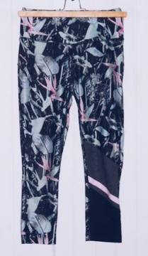 1096. KOLOROWE SPORTOWE LEGGINSY 34