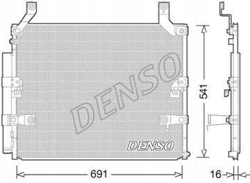 CHLADIČ KLIMATIZACE TOYOTA LEXUS LAND CRUISER 100 (_J1_) DENSO