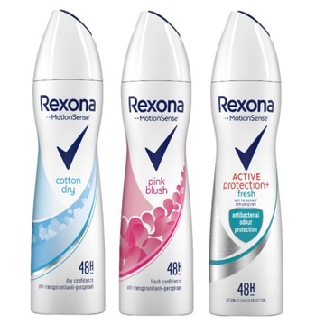 Rexona Спрей-антиперспирант для женщин Микс 3х150мл