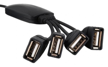 USB-концентратор, 4-портовый разветвитель, разветвитель с кабелем