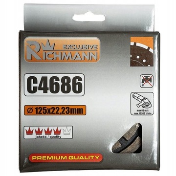 АЛМАЗНЫЙ ДИСК 125 ММ RICHMANN C4686