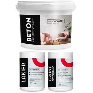 Beton Architektoniczny tynk ZESTAW 7m2 ANTRACYT