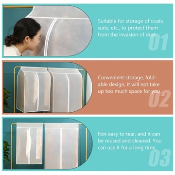 ЧЕХОЛ ДЛЯ ОДЕЖДЫ СУМКА ДЛЯ ХРАНЕНИЯ ПЫЛЕВОЙ ОДЕЖДЫ