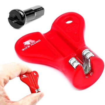 BIKE-HAND YC-1R-3 KLUCZ DO CENTROWANIA KÓŁ NACIĄGANIA SZPRYCH NYPEL 3,5mm