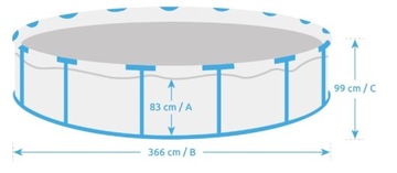 Бассейн Florida RATAN Marimex 3,66 x 0,99 м