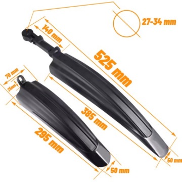 КОМПЛЕКТ ВЕЛОСИПЕДНЫХ КРЫЛЬЕВ ПЕРЕДНИЕ + ЗАДНИЕ ВЕЛОСИПЕДНЫЕ КРЫЛЬЯ 24–29 ДЮЙМОВ