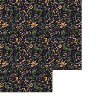 SAMOPRZYLEPNA TAPETA WINYLOWA VINTAGE KWIATY