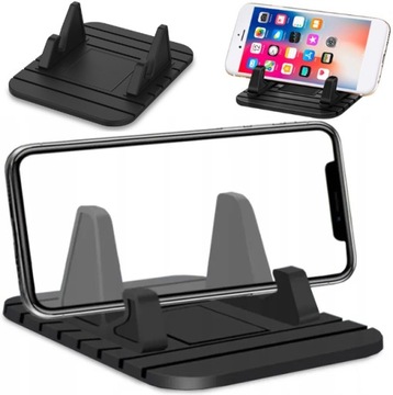 STOJAK UCHWYT SAMOCHODOWY MATA GUMOWA NA TELEFON