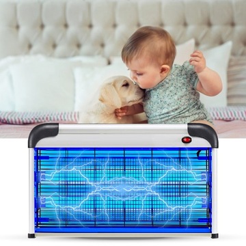 УФ ИНСЕКТИЦИДНАЯ ЛАМПА от комаров, мух, насекомых и т. д. БОЛЬШАЯ МОЩНАЯ, ОЧЕНЬ ЭФФЕКТИВНАЯ