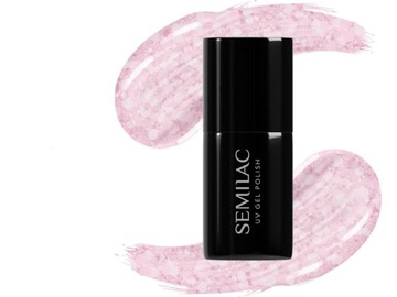 SEMILAC Lakier hybrydowy 491 Strawberry Ice 7 ml