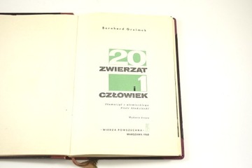 20 zwierząt i 1 człowiek (Bernhard Grzimek, 1968)
