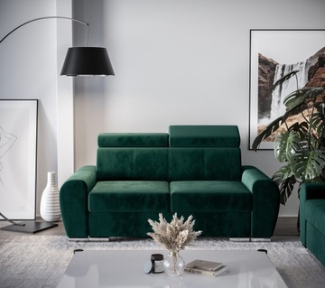 Sofa Kanapa Rozkładana Zagłówki 180 KS05 O-sofa