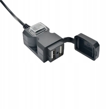 ВОДОНЕПРОНИЦАЕМОЕ ЗАРЯДНОЕ УСТРОЙСТВО ДЛЯ МОТОЦИКЛА 2x USB