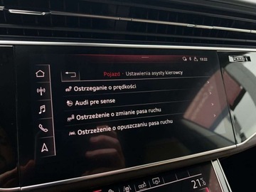 Audi Q8 SUV 3.0 50 TDI 286KM 2019 Audi Q8 Martix Led Panoramiczny dach Wentylowane fotele Pneumatyka Salon PL, zdjęcie 32