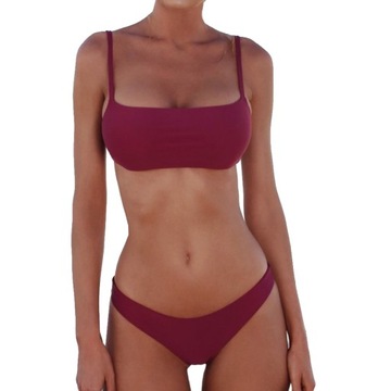 SEXY BIKINI BRAZYLIJSKIE DWUCZĘŚCIOWY STRÓJ KĄPIELOWY KOSTIUM TOP OPASKA M