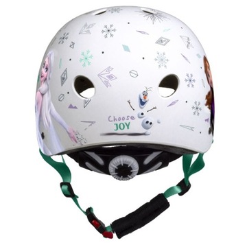Kask rowerowy dziecięcy sportowy 52-56 cm - licencja Kraina Lodu FROZEN II