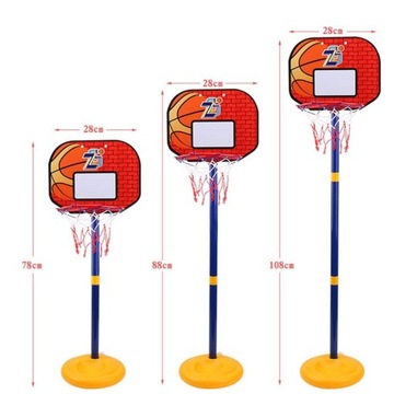 ZESTAW DO GRY W KOSZYKÓWKĘ KOSZA 108cm KOSZ+PIŁKA