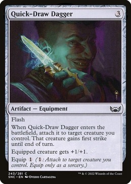 MtG: Quick-Draw Dagger (SNC)