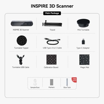 3D-сканер Revopoint INSPIRE