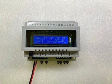 11-17k LCD ST Sterownik schodowy LED - obłsuga czujek PIR, optyczne SHARP