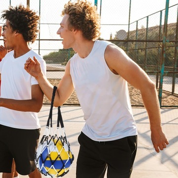 СУМКА ДЛЯ ФУТБОЛЬНОЙ СЕТКИ БАСКЕТБОЛЬНЫЙ КОНТЕЙНЕР 2 ШТ.