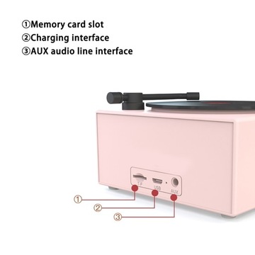 Bluetooth-динамик ретро Bluetooth-проигрыватель беспроводной музыкальный мини-динамик