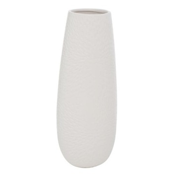 Wazon 31 cm kamionka Biały ozdobny