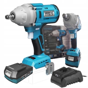 DEDRA 7157 УДАРНЫЙ КЛЮЧ 600 Нм, бесщеточный +2 Ач