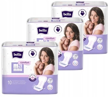 pakiet Podkłady poporodowe Bella Mamma Comfort 10 sztuk x3