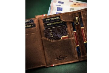 Мужской кожаный кошелек Патриотик RFID 5107