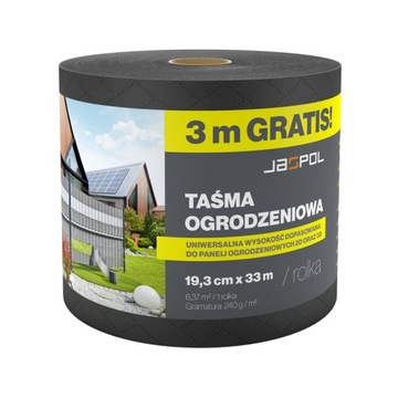Taśma ogrodzeniowa szeroka 30M + 3M GRATIS
