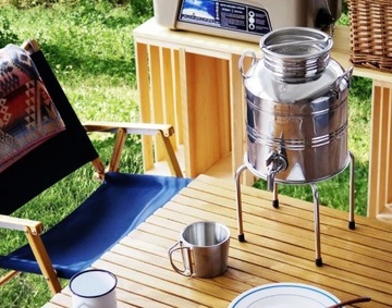 БОЧКА, НЕРЖАВЕЮЩАЯ СТАЛЬ, лейка, банка, бидон, банка INOX, 3л, герметичная, навинчивающаяся