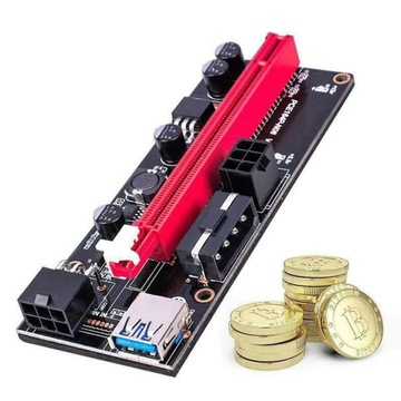 Riser 009S ЧЕРНЫЙ Новейшая модель! USB 3.0 PCI-E