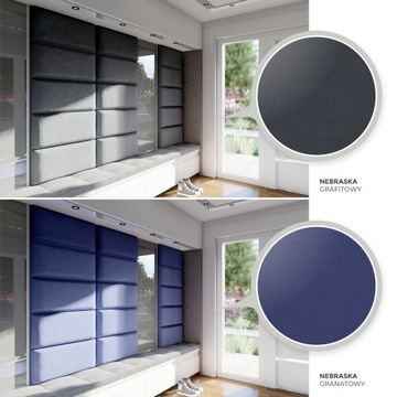 Мягкие панели 60х30 изголовье NEBRASKA