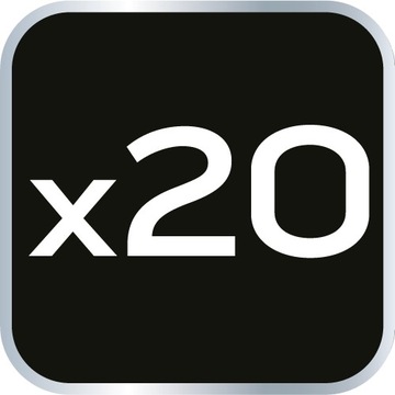 Биты для отверток PZ2 x 25 мм, 20 шт.