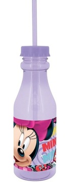 Butelka ze słomką Minnie style 500ml di-pp
