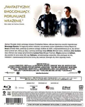 БЭТМЕН: НАЧАЛО (ПРЕМИАЛЬНАЯ КОЛЛЕКЦИЯ) [BLU-RAY]