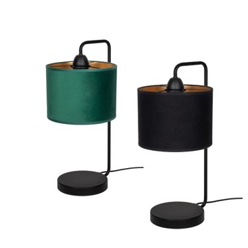 Светильник Loft TABLE NIGHT, черный бархатный светодиодный абажур