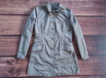 WOOLRICH MODNY PŁASZCZ TRENCZ L