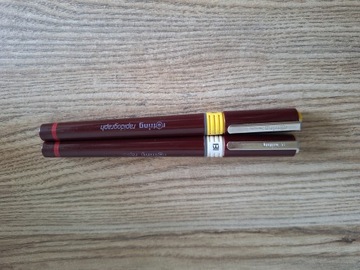 Rapidograf Rotring 2 sztuki 25 i 35 made in West Germany
