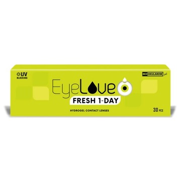 EyeLove Fresh 1-Day 30 szt. moc +1,25 BC 8,6