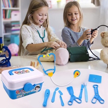 НАБОР БОЛЬШОЙ ДОКТОР МАЛЕНЬКИЙ ДОКТОР В ЧЕМОДАНЕ АКСЕССУАРЫ СТЕТОСКОП