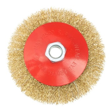 ЛАТУННАЯ ДИСКОВАЯ ЩЕТКА, СТАЛЬНАЯ ПРОВОЛОКА ДЛЯ сверл M14 И ОТВЕРТКИ