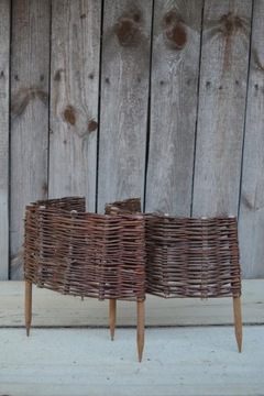 Плетеный палисад Koło FI45 /H20 см, колышки из ольхи