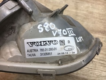 VOLVO V70 III FACELIFT S80 HALOGEN PRAVÝ 31335851