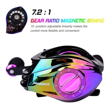 Катушка с подшипником BB 9+1 слева.