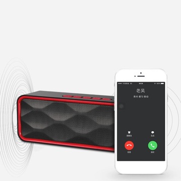 Портативная Bluetooth-колонка с FM-радио USB AUX