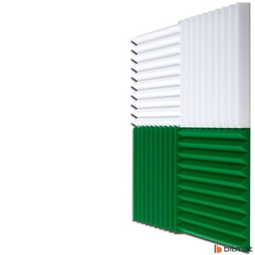 Płyty akustyczne 50x50x5cm pianki wygłuszające kliny redukcja pogłos echo