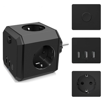 ЭЛЕКТРИЧЕСКАЯ РОЗЕТКА ПЕРЕХОДНИК 7В1 240 В-10 А